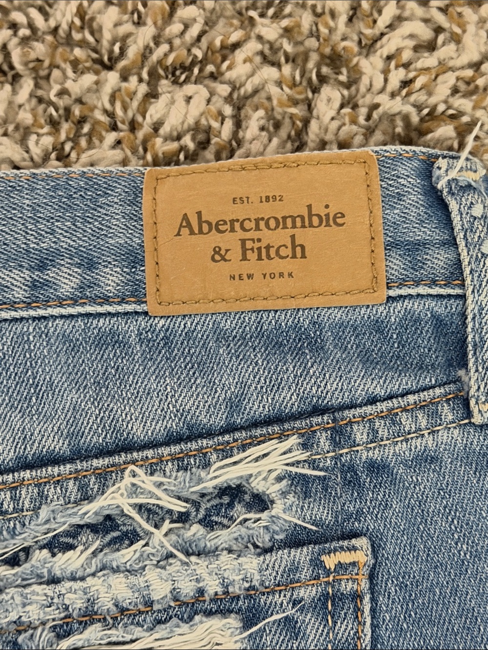 Abercrombie & Fitch Denim Shorts for Women - Picture 3 of 5